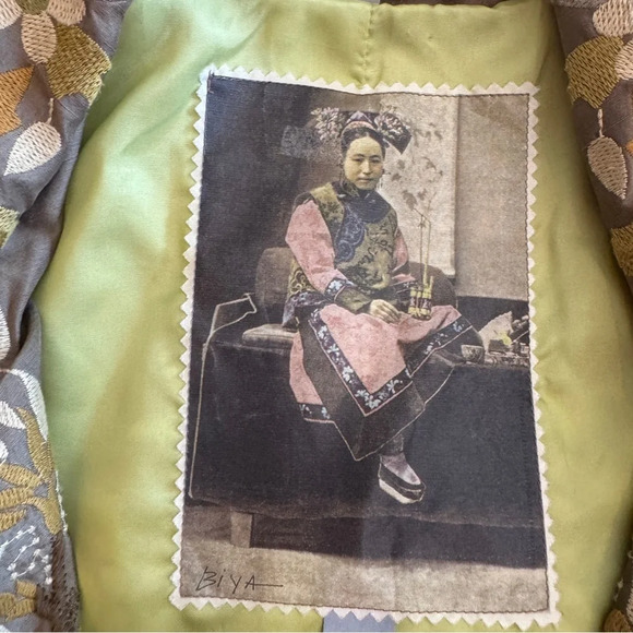 Johnny Was Biya Embroidered Floral Cropped Blazer Jacket Size S Boho Artsy READ - Picture 11 of 13